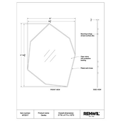 DEVIKA Mirror MT2517 MT2517 6