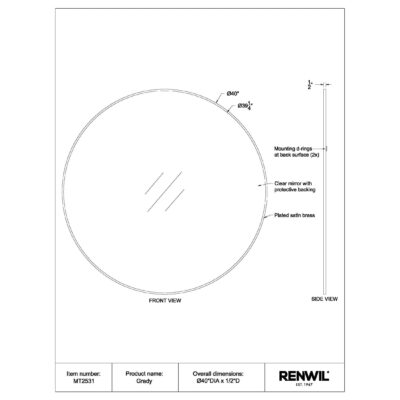 GRADY Mirror MT2531 MT2531 7