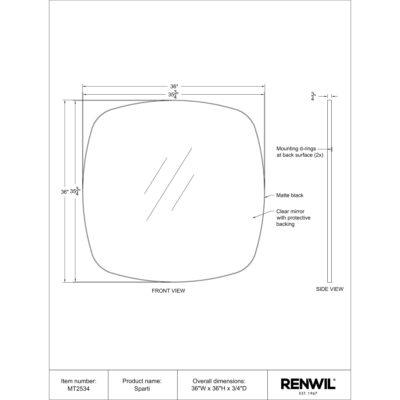 Sparti Mirror MT2534 MT2534 5