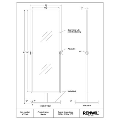 SAMIRA Mirror MT2540 MT2540 7