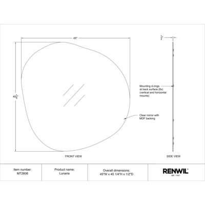 Lunaria Mirror MT2606 MT2606 6