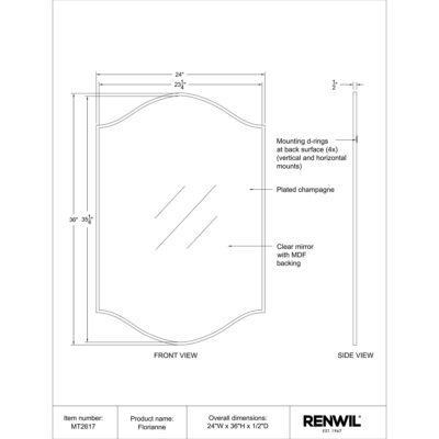 Florianne Mirror MT2617 MT2617 6