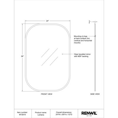 Lantana Mirror MT2619 MT2619 5