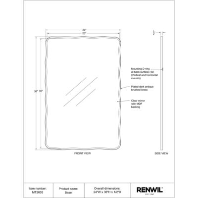 Basel Mirror MT2635 MT2635 6