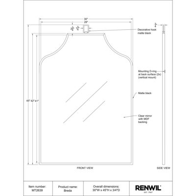 Breda Mirror MT2639 MT2639 6