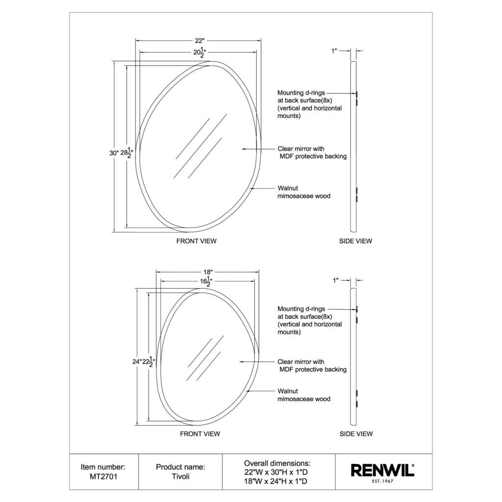 Tivoli Vanity Mirror - Image 10