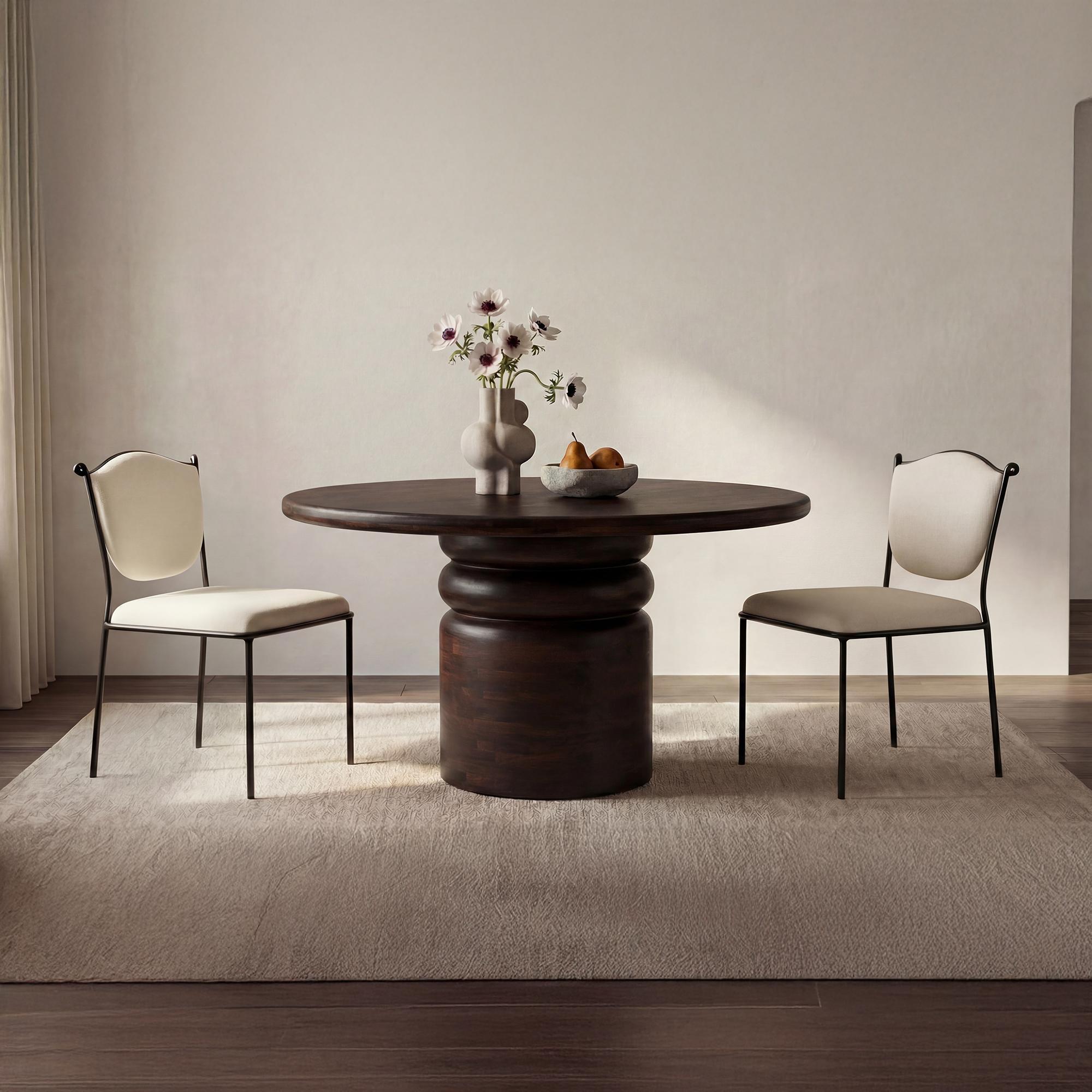Ferris Dining Chair Cream 2 Ferris Dining Chair Cream - Image 2