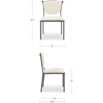 Ferris Dining Chair Cream 5 Ferris Dining Chair Cream MU-1001-05 MU 1001 05 70 dim