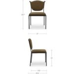 Ferris Dining Chair Green 5 Ferris Dining Chair Green MU-1001-16 MU 1001 16 70 dim