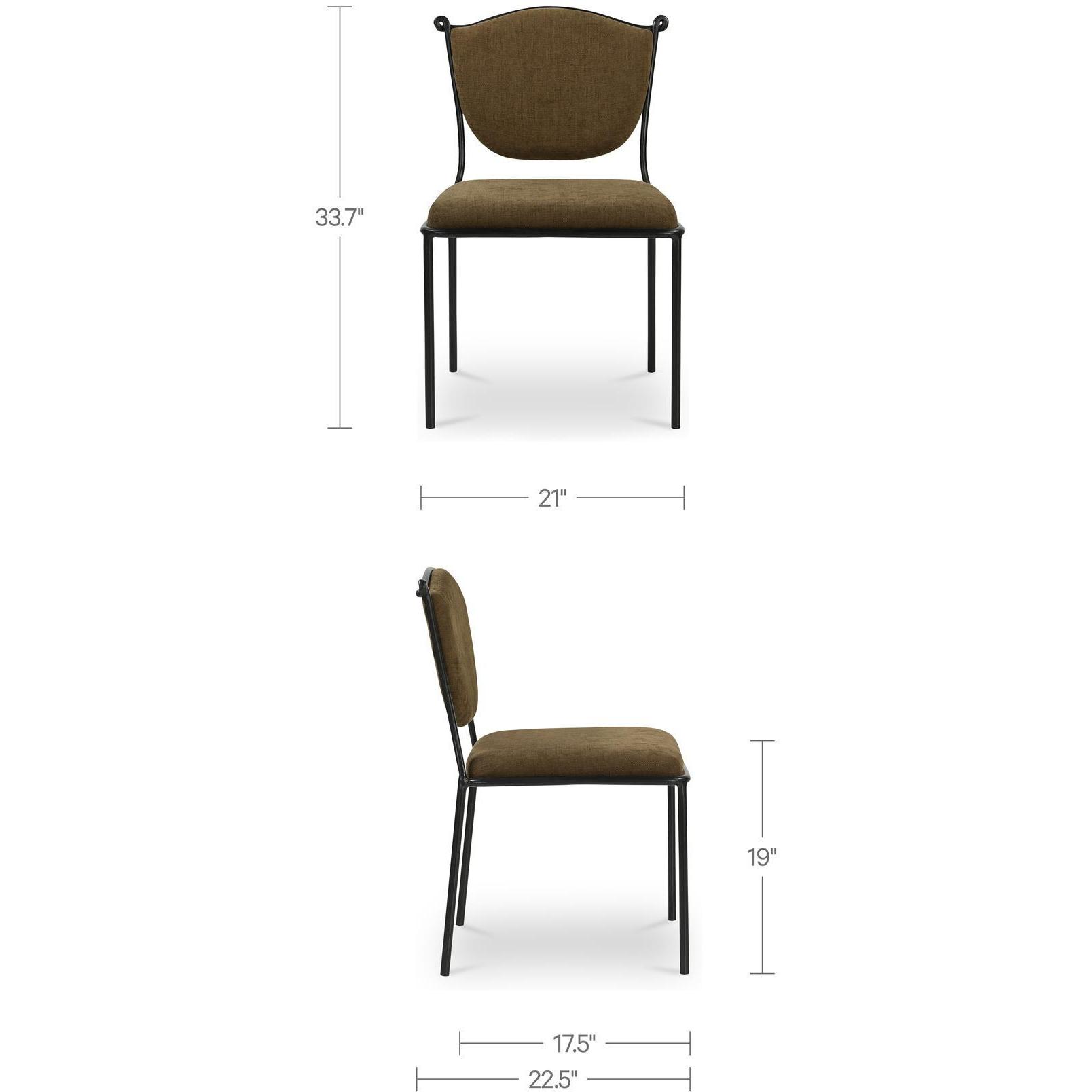 Ferris Dining Chair Green 3 Ferris Dining Chair Green - Image 3