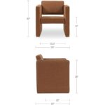 Harris Accent Chair Burgundy 5 Harris Accent Chair Burgundy MU-1002-22 MU 1002 22 70 dim
