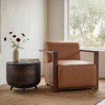 Barnes Accent Chair Tan 4 Barnes Accent Chair Tan MU-1004-40 MU 1004 40 10