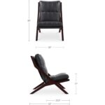 Preston Accent Chair Black 5 Preston Accent Chair Black MU-1005-02 MU 1005 02 70 dim