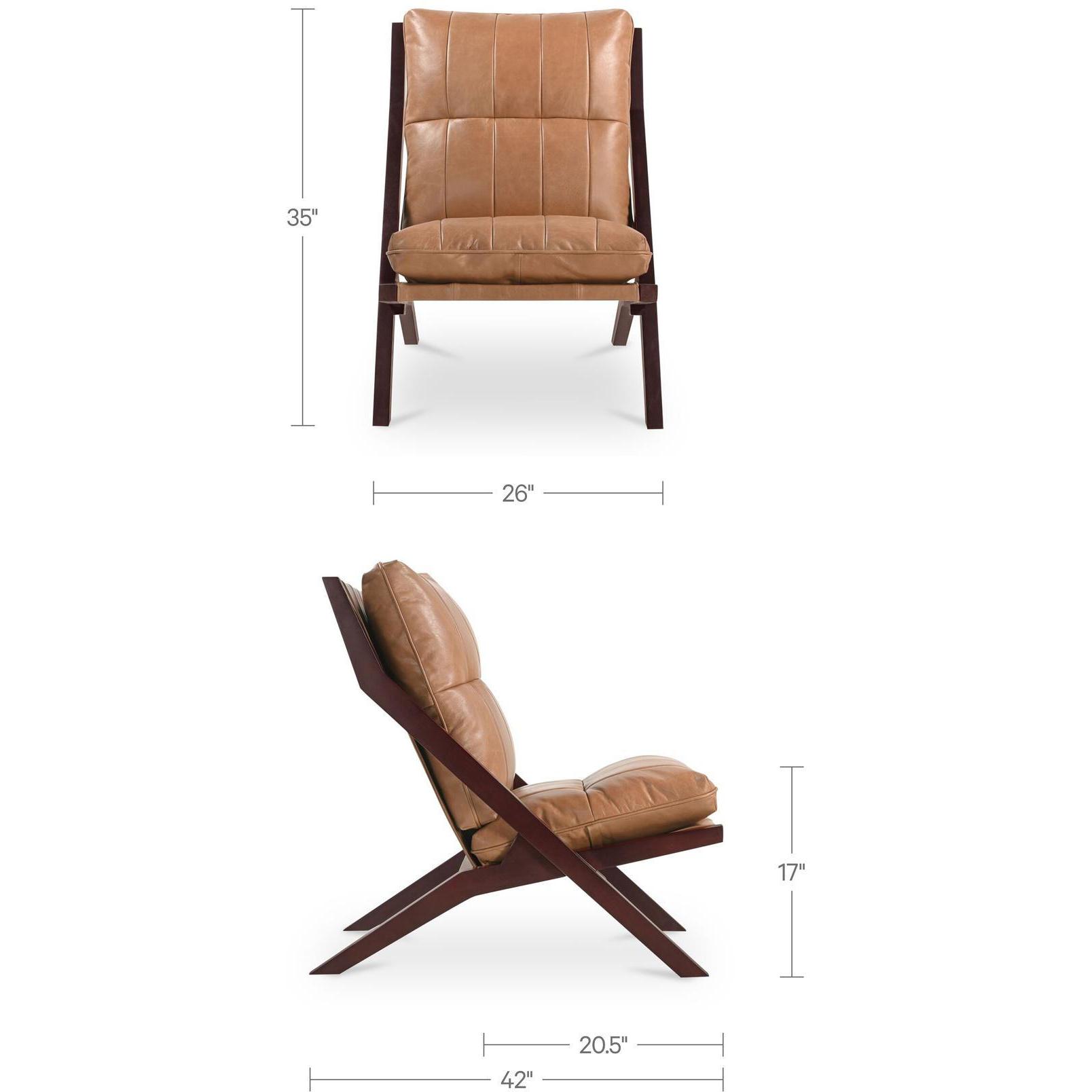 Preston Accent Chair Tan 3 Preston Accent Chair Tan - Image 3