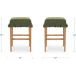 Anna Counter Stool Green MU-1007-16 MU 1007 16 70 dim