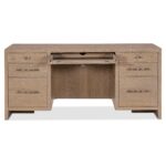 Margaritaville Mission Bay Executive Desk MV-5962-10462-81 MV 5962 10462 81 straight back open silo