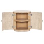 Margaritaville Coral Round End Table 12 Margaritaville Coral Round End Table MV-5962-80116-05 MV 5962 80116 05 straight open silo