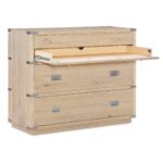 Margaritaville Livingston Drawer Chest MV-5969-10308-80 MV 5969 10308 80 open silo