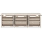 Margaritaville Solstice Credenza MV-5969-55489-02 MV 5969 55489 02 straight open silo