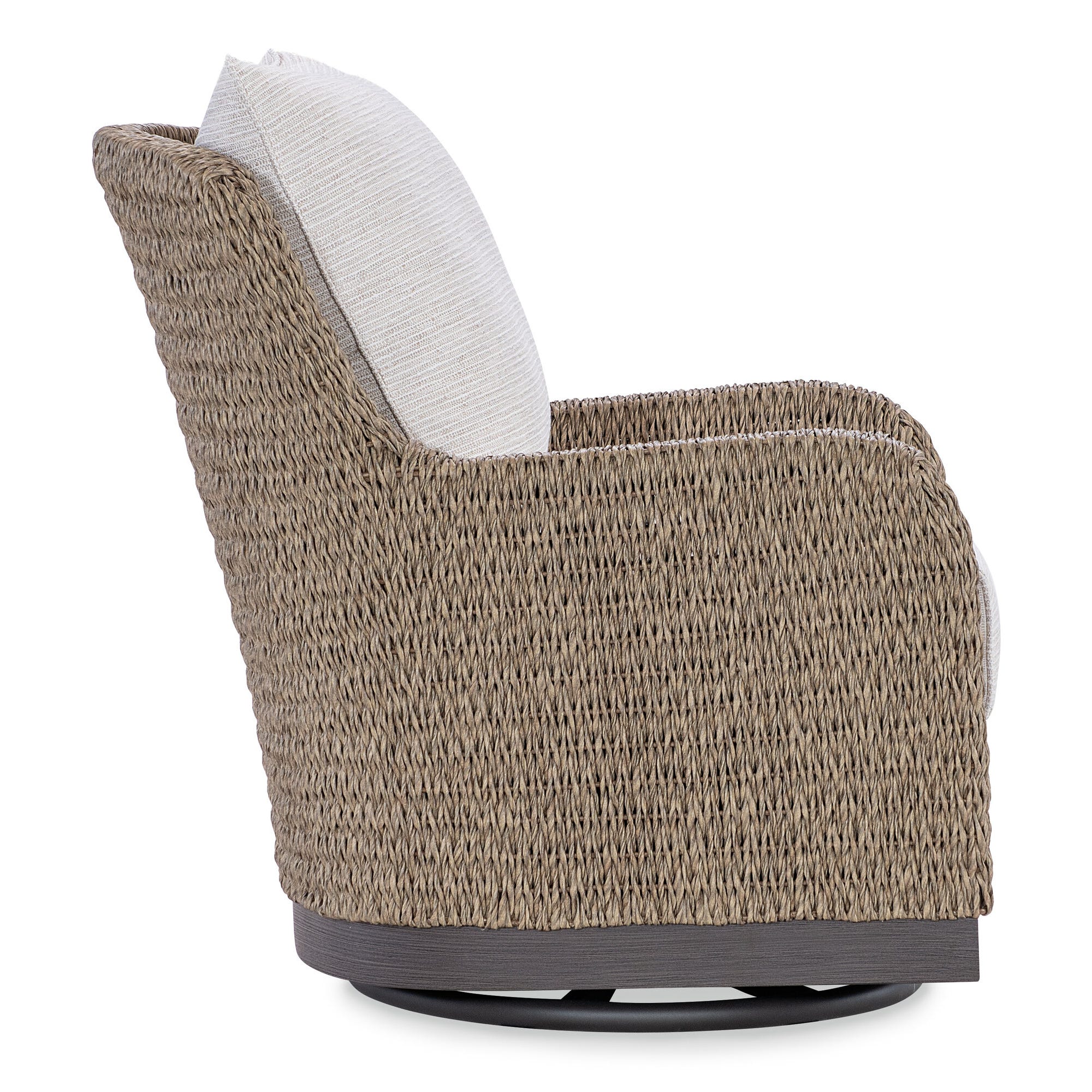 Seychelles Swivel Glider Club Chair in Poros Dune (D) 4 Seychelles Swivel Glider Club Chair in Poros Dune (D) - Image 4