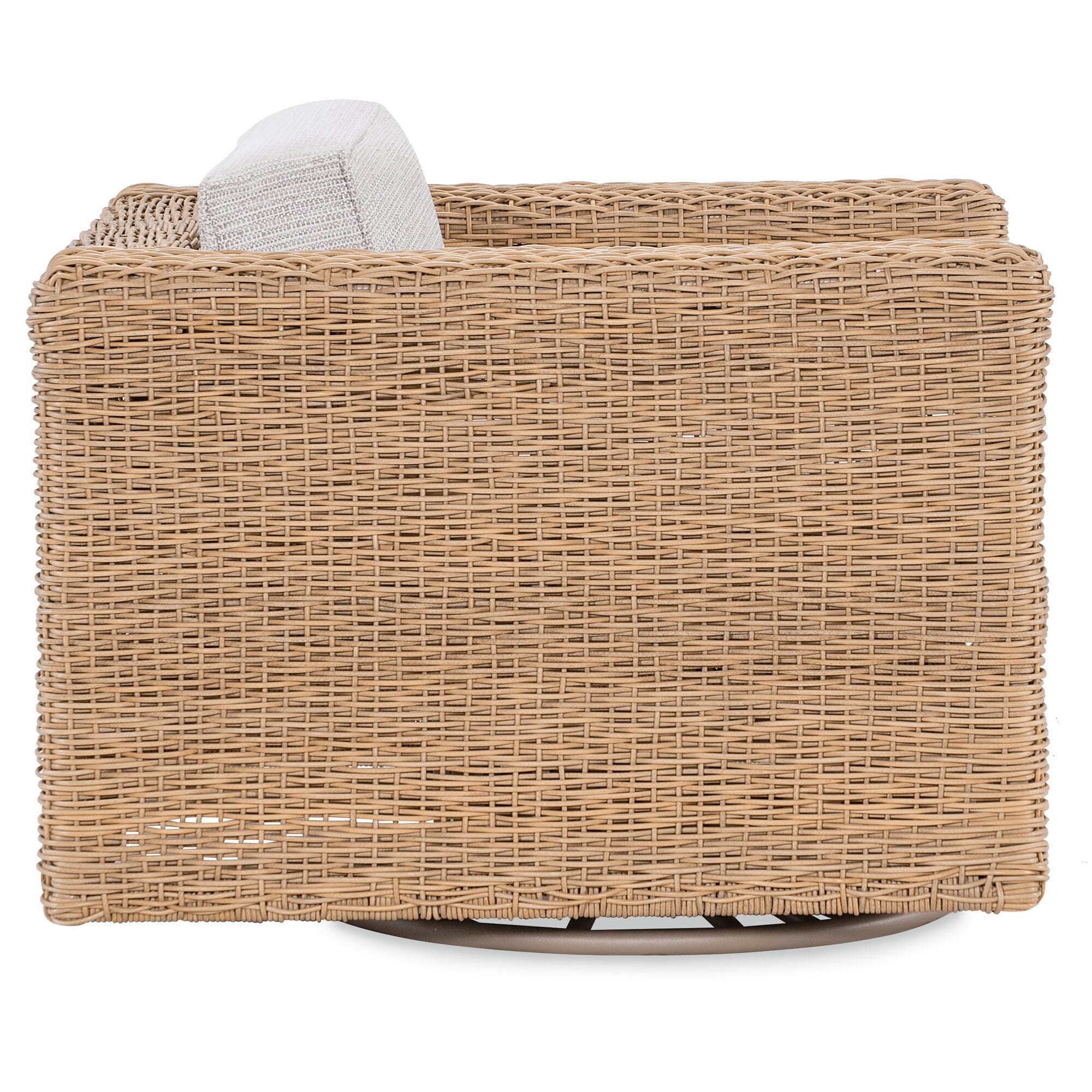 Somerset Swivel Glider Club Chair in Poros Dune (D) 4 Somerset Swivel Glider Club Chair in Poros Dune (D) - Image 4