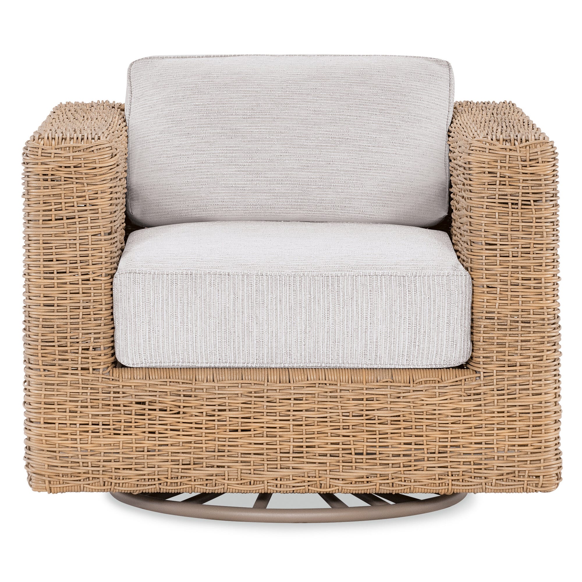 Somerset Swivel Glider Club Chair in Poros Dune (D) 2 Somerset Swivel Glider Club Chair in Poros Dune (D) - Image 2
