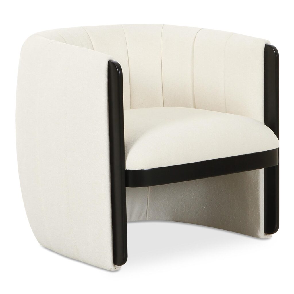 Francis Accent Chair White - Image 2