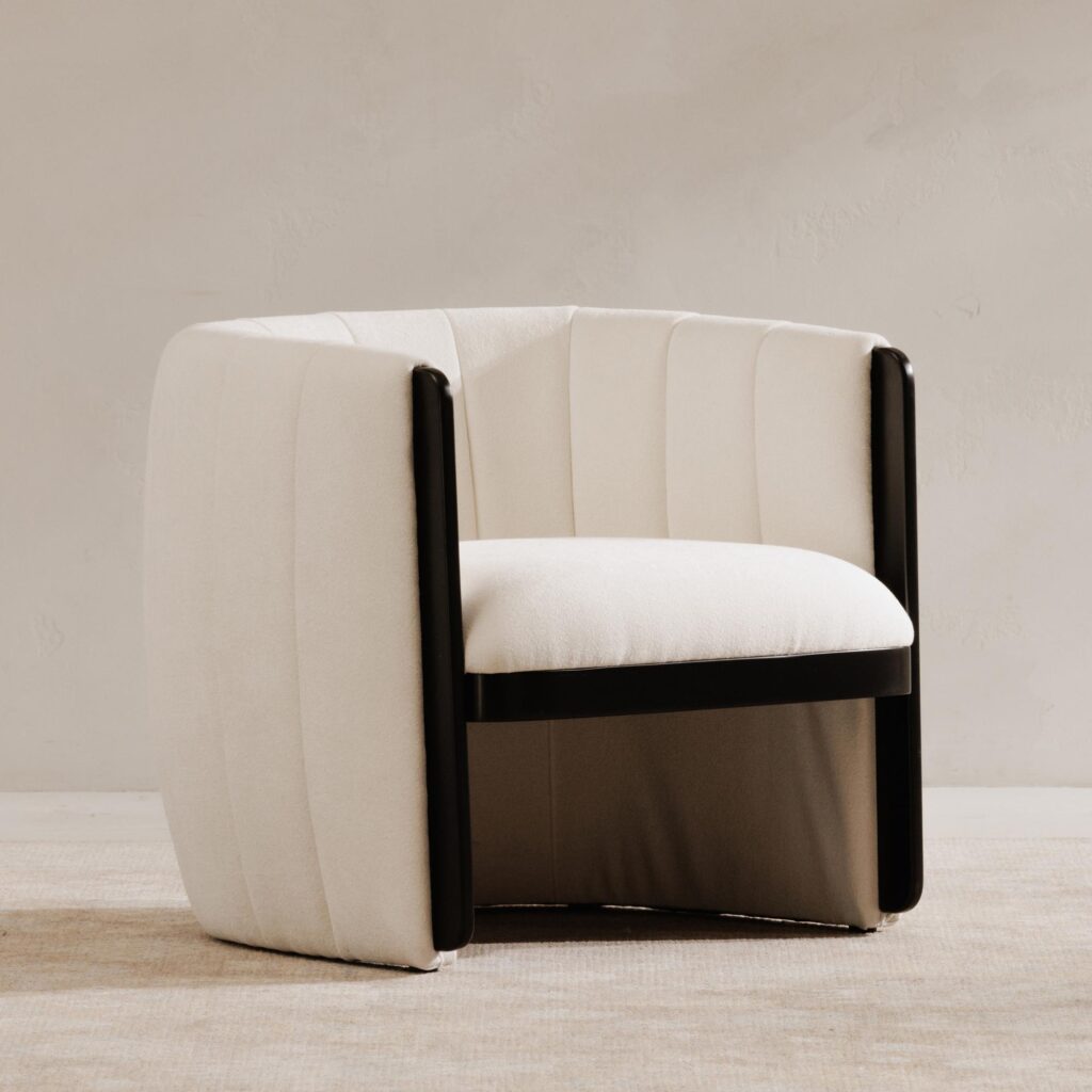 Francis Accent Chair White - Image 7