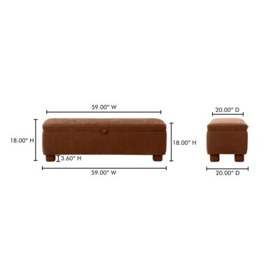 Ichigo Storage Bench OA-1004-12 OA 1004 12 70