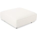 Rosello Ottoman White 9 Rosello Ottoman White OA-1012-18 OA 1012 18 02