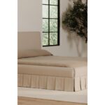 Maren Queen Bed Beige 21 Maren Queen Bed Beige OA-1015-34-0 OA 1015 34 0 30