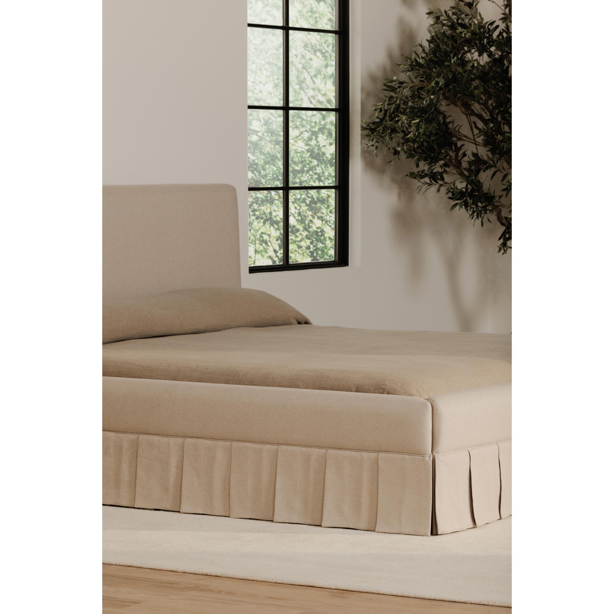 Maren Queen Bed Beige 10 Maren Queen Bed Beige - Image 10