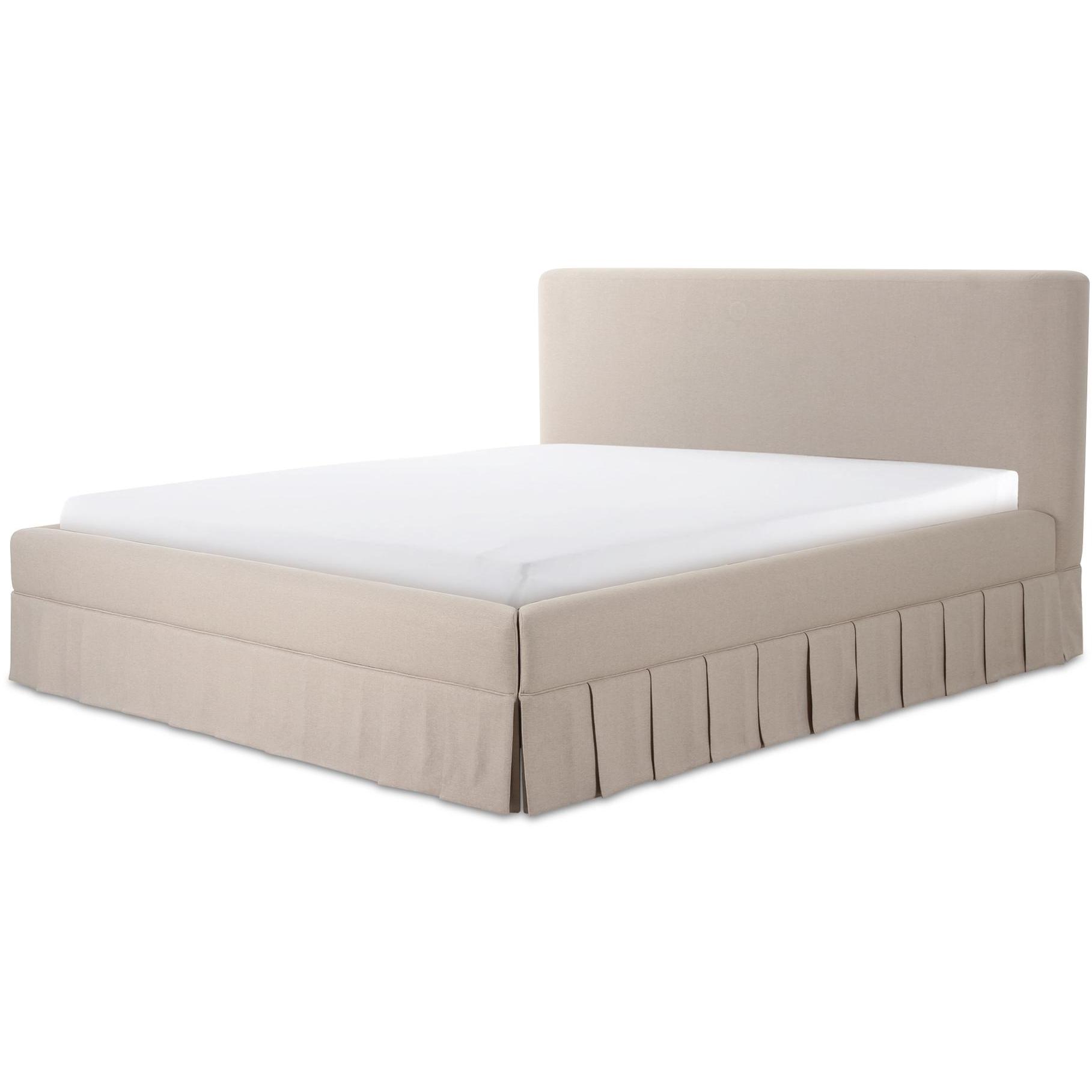 Maren Queen Bed Beige 2 Maren Queen Bed Beige - Image 2