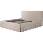 Maren Queen Bed Beige 15 Maren Queen Bed Beige OA-1015-34-0 OA 1015 34 0 Maren Qbed diagL shadsilo