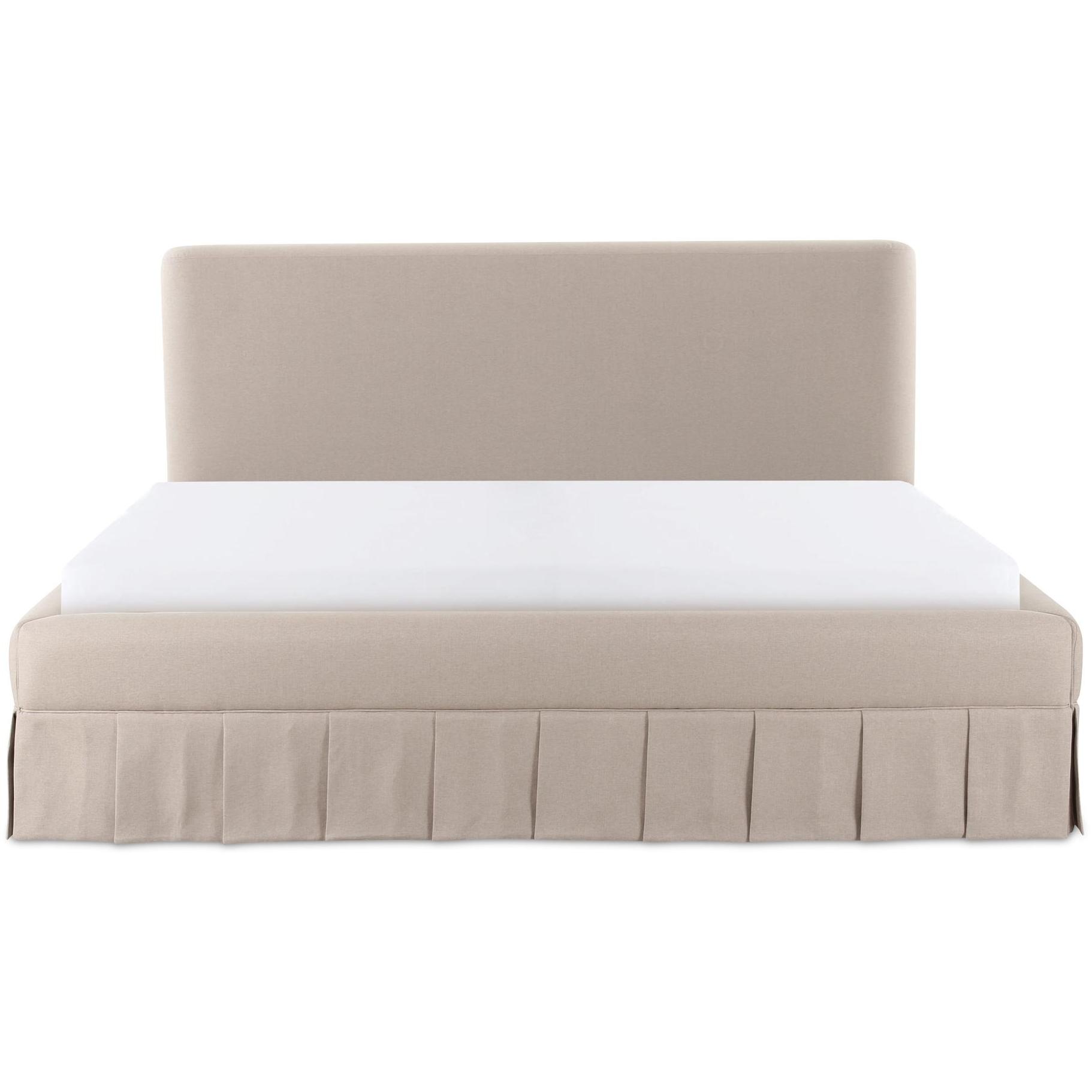 Maren Queen Bed Beige 1 Maren Queen Bed Beige