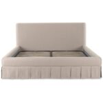 Maren King Bed Beige OA-1016-34-0 OA 1016 34 0 Maren Kbed front shadsilo