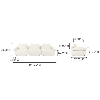 Rosello Modular Sofa OA-1017-18 OA 1017 18 70