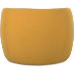 Rae Outdoor Accent Chair Deep Yellow OA-1022-09 OA 1022 09 03