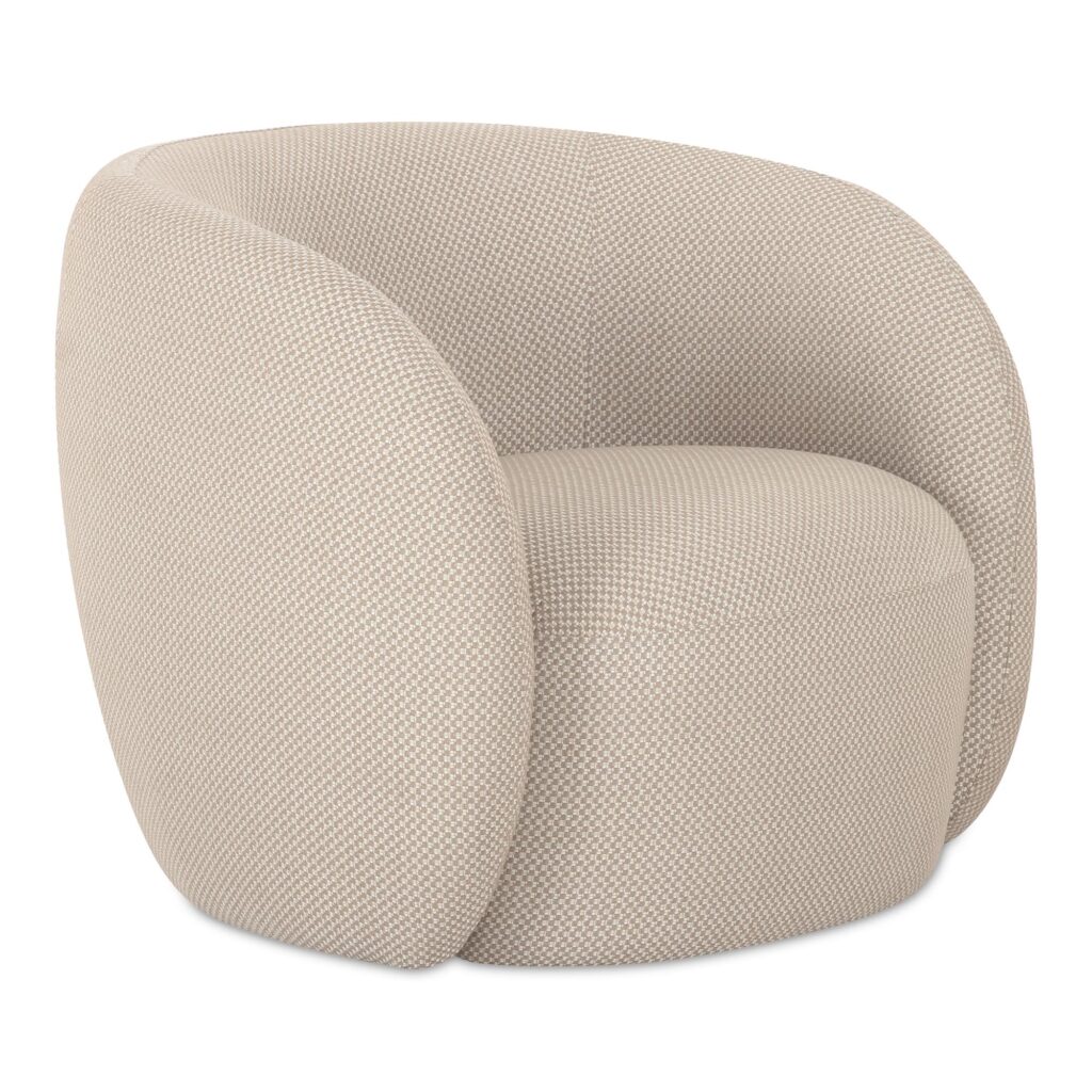 Rae Outdoor Accent Chair Beige Check - Image 2