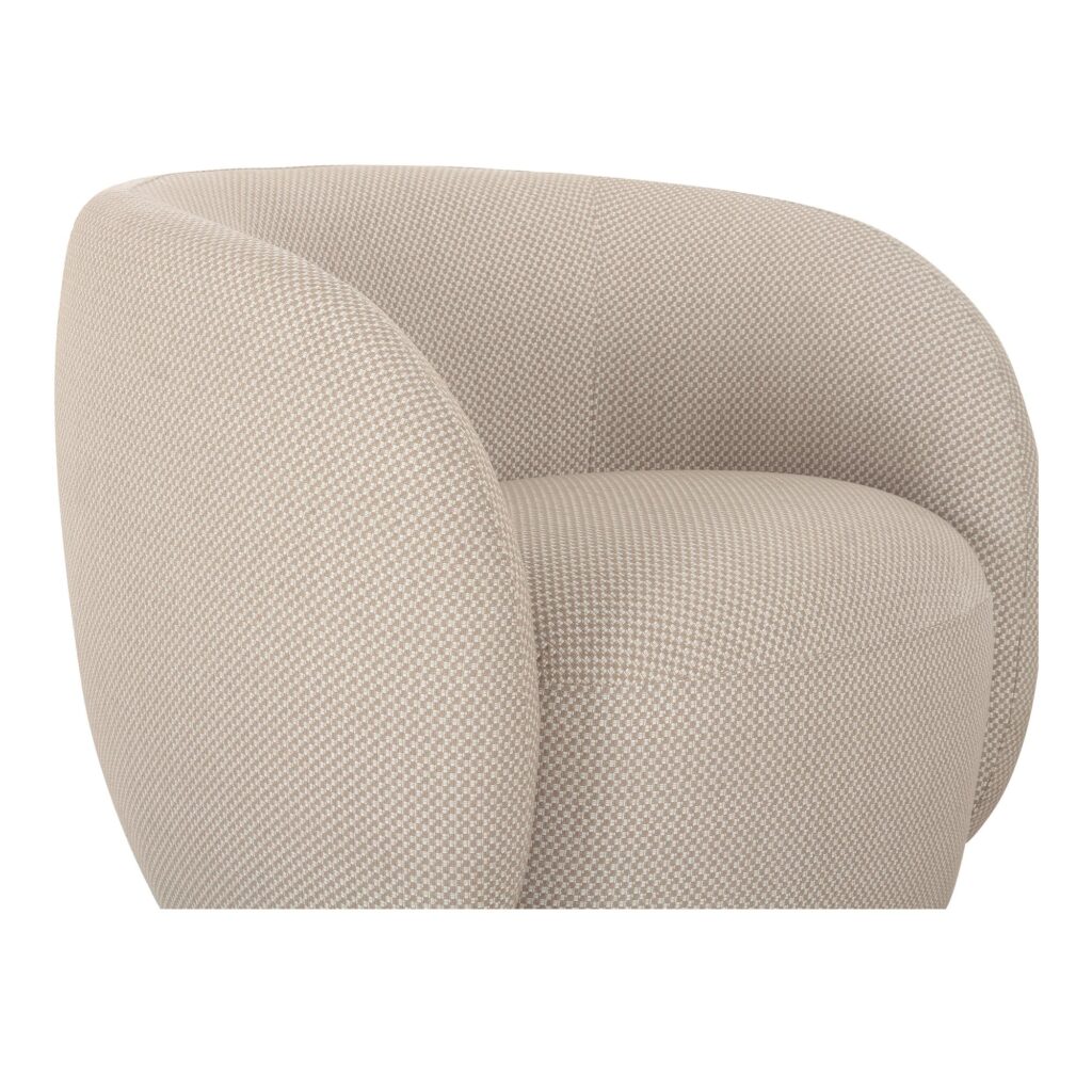 Rae Outdoor Accent Chair Beige Check - Image 6