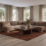 June Sofa Dark Brown OA-1032-20 OA 1032 20 10