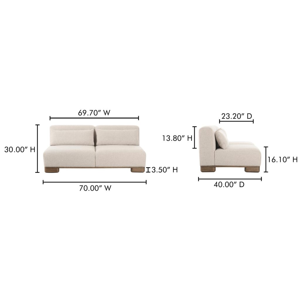 June Sofa Oatmeal - Image 12