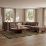 June Ottoman Dark Brown OA-1033-20 OA 1033 20 10