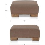 June Ottoman Dark Brown OA-1033-20 OA 1033 20 70 dim