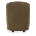 Drava Rolling Dining Chair Green - Image 4