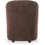 Drava Rolling Dining Chair Dark Brown OA-1034-20 OA 1034 20 03