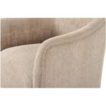 Drava Rolling Dining Chair Beige OA-1034-34 OA 1034 34 05