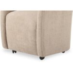 Drava Rolling Dining Chair Beige OA-1034-34 OA 1034 34 06