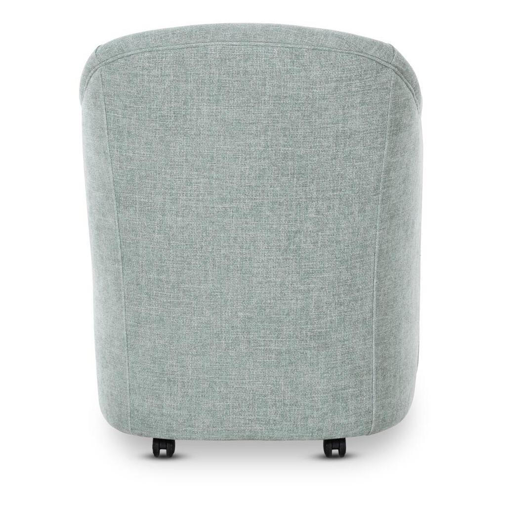 Drava Rolling Dining Chair Light Blue 4 Drava Rolling Dining Chair Light Blue - Image 4