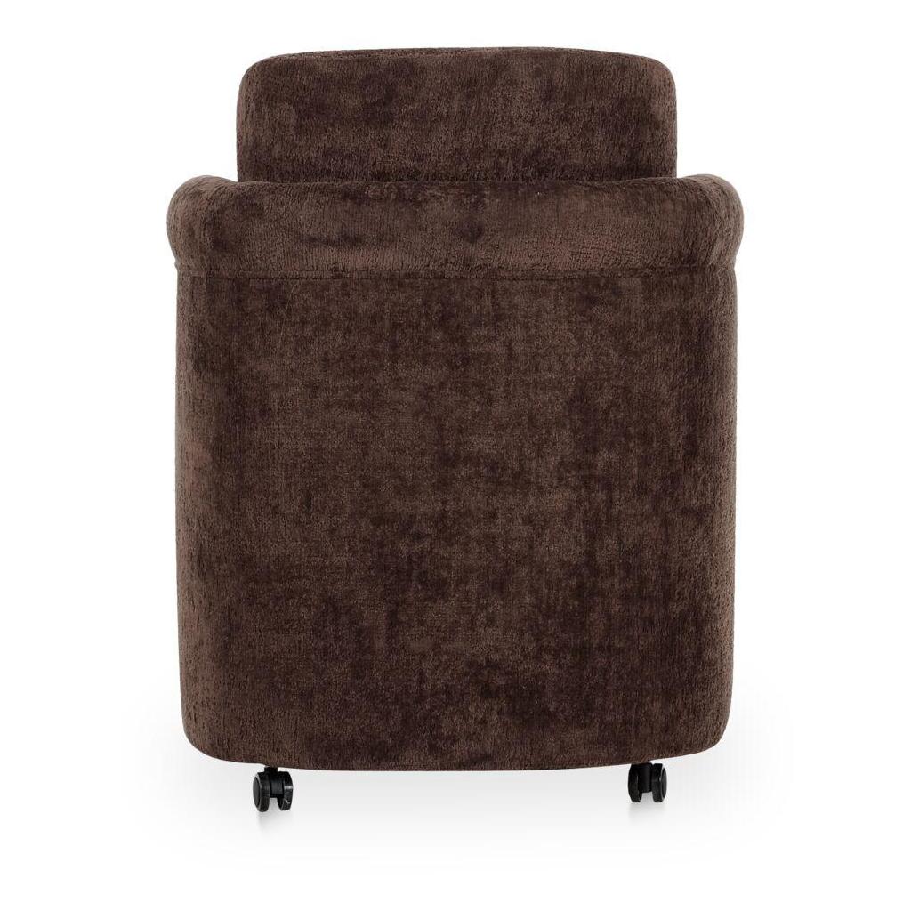 Mesto Rolling Dining Chair Dark Brown 6 Mesto Rolling Dining Chair Dark Brown - Image 6